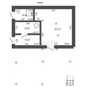 Дом 100м&sup2;, 2-этажный, участок 7 сот.  
