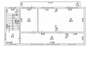 Дом 393м², 3-этажный, участок 7 сот.  