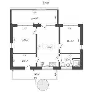 Дом 137м², 2-этажный, участок 3 сот.  