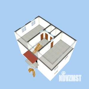 Дом 128м&sup2;, 3-этажный, участок 4 сот.  