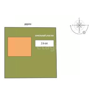 Дом 125м&sup2;, 2-этажный, участок 3 сот.  