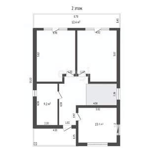 Дом 210м&sup2;, 2-этажный, участок 4 сот.  