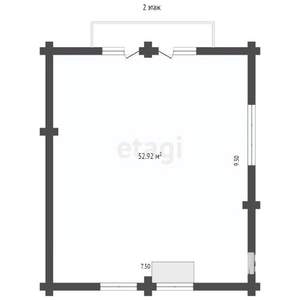 Дом 112м&sup2;, 2-этажный, участок 600 сот.  
