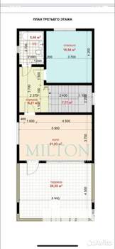 Коттедж 270м², 3-этажный, участок 4 сот.  