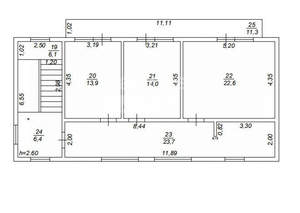 Дом 393м², 3-этажный, участок 7 сот.  