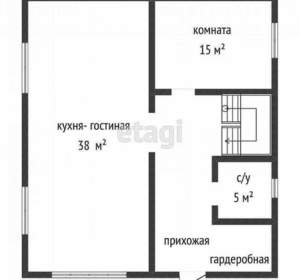Дом 152м², 2-этажный, участок 4 сот.  