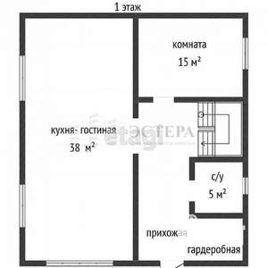 Дом 152м², 2-этажный, участок 4 сот.  