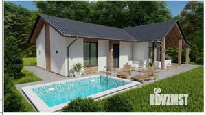 Дом 90м&sup2;, 1-этажный, участок 4 сот.  