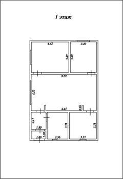 Дом 196м², 2-этажный, участок 5 сот.  