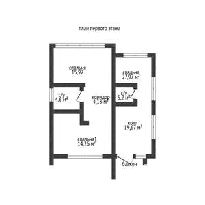 Дом 400м², 2-этажный, участок 7 сот.  