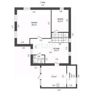 Дом 234м&sup2;, 2-этажный, участок 6 сот.  