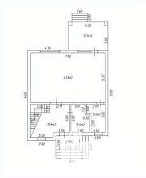 Дом 163м&sup2;, 2-этажный, участок 3 сот.  