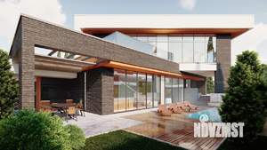 Коттедж 261м&sup2;, 2-этажный, участок 6 сот.  