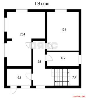 Дом 275м&sup2;, 3-этажный, участок 3 сот.  