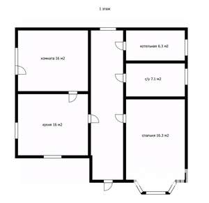 Дом 174м&sup2;, 2-этажный, участок 5 сот.  