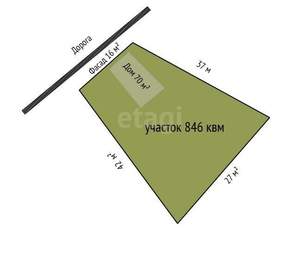 Дом 61м², 2-этажный, участок 8 сот.  