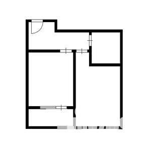 1-к квартира, посуточно, 51м2, 6/7 этаж