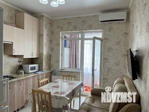 1-к квартира, посуточно, 43м2, 1/1 этаж