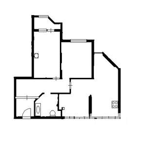 2-к квартира, на длительный срок, 88м2, 6/6 этаж