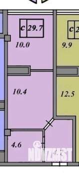 1-к квартира, на длительный срок, 30м2, 2/7 этаж
