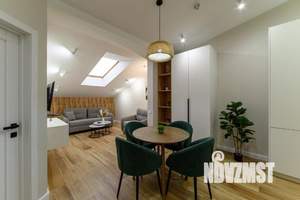 1-к квартира, посуточно, 45м2, 1/1 этаж