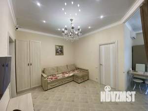 1-к квартира, посуточно, 43м2, 1/1 этаж