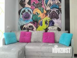 1-к квартира, посуточно, 45м2, 1/2 этаж