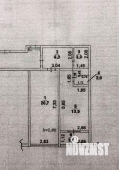 1-к квартира, вторичка, 45м2, 10/10 этаж