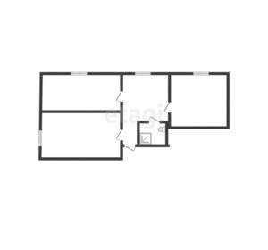 3-к квартира, вторичка, 68м2, 1/6 этаж