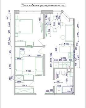 2-к квартира, вторичка, 59м2, 2/6 этаж