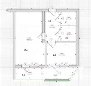 1-к квартира, вторичка, 45м2, 5/9 этаж