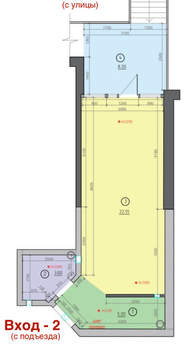 Студия квартира, вторичка, 34м2, 1/7 этаж