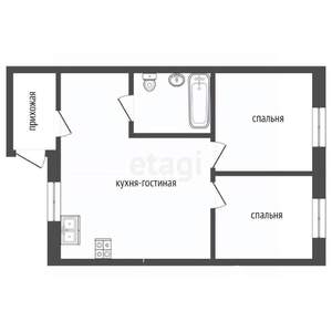 3-к квартира, вторичка, 75м2, 1/3 этаж