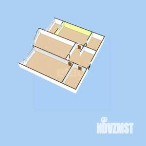 2-к квартира, вторичка, 76м2, 4/12 этаж