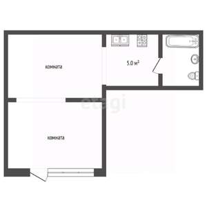 Студия квартира, вторичка, 30м2, 1/12 этаж