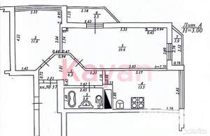 2-к квартира, вторичка, 58м2, 4/5 этаж
