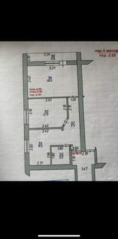 2-к квартира, вторичка, 50м2, 5/5 этаж