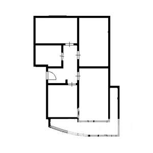 3-к квартира, вторичка, 86м2, 3/3 этаж