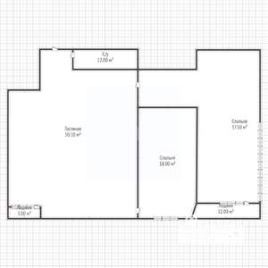 2-к квартира, вторичка, 100м2, 8/12 этаж