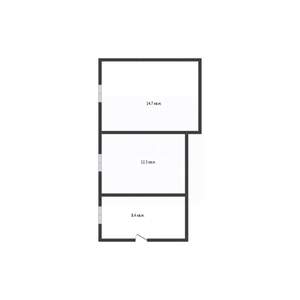 1-к квартира, вторичка, 36м2, 1/2 этаж