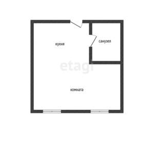 1-к квартира, вторичка, 18м2, 1/5 этаж
