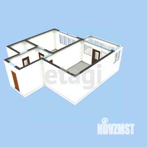 1-к квартира, вторичка, 40м2, 1/7 этаж