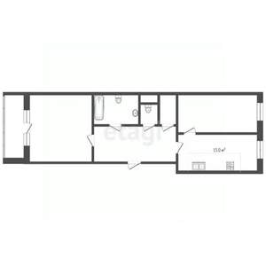 3-к квартира, вторичка, 78м2, 7/9 этаж