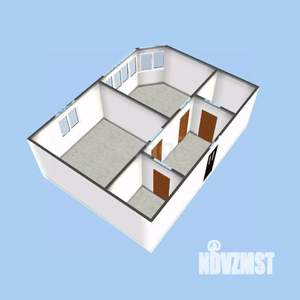 1-к квартира, вторичка, 47м2, 3/7 этаж