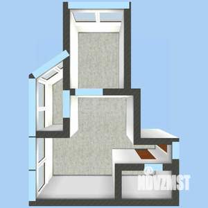1-к квартира, вторичка, 46м2, 3/8 этаж
