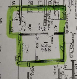 1-к квартира, вторичка, 39м2, 15/16 этаж