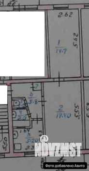 2-к квартира, вторичка, 48м2, 3/5 этаж