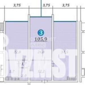 3-к квартира, вторичка, 106м2, 4/20 этаж