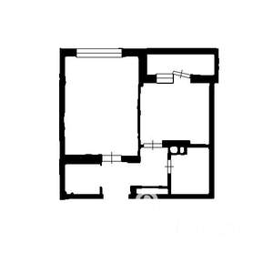 1-к квартира, вторичка, 47м2, 1/9 этаж