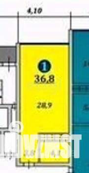 Студия квартира, вторичка, 37м2, 20/22 этаж